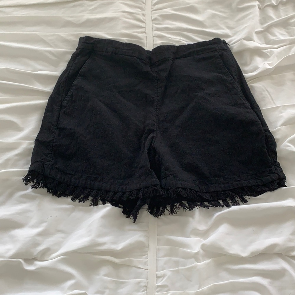 High waisted frill shorts